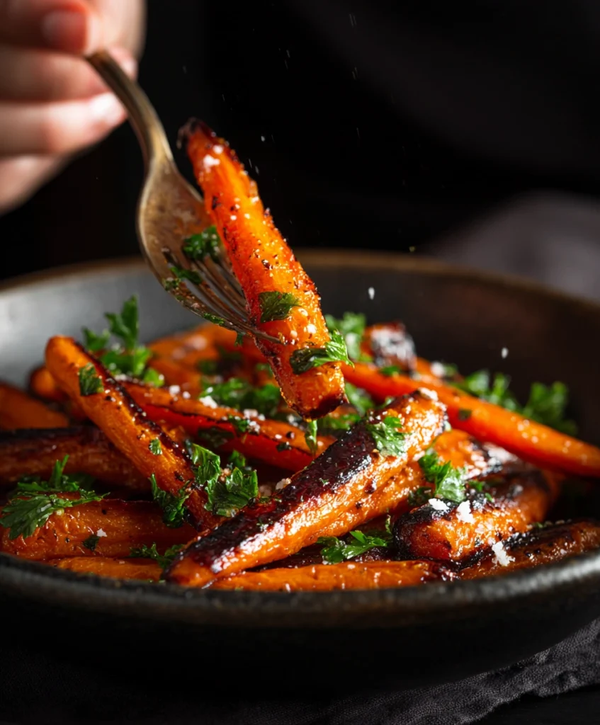 Ginger Roasted Carrots