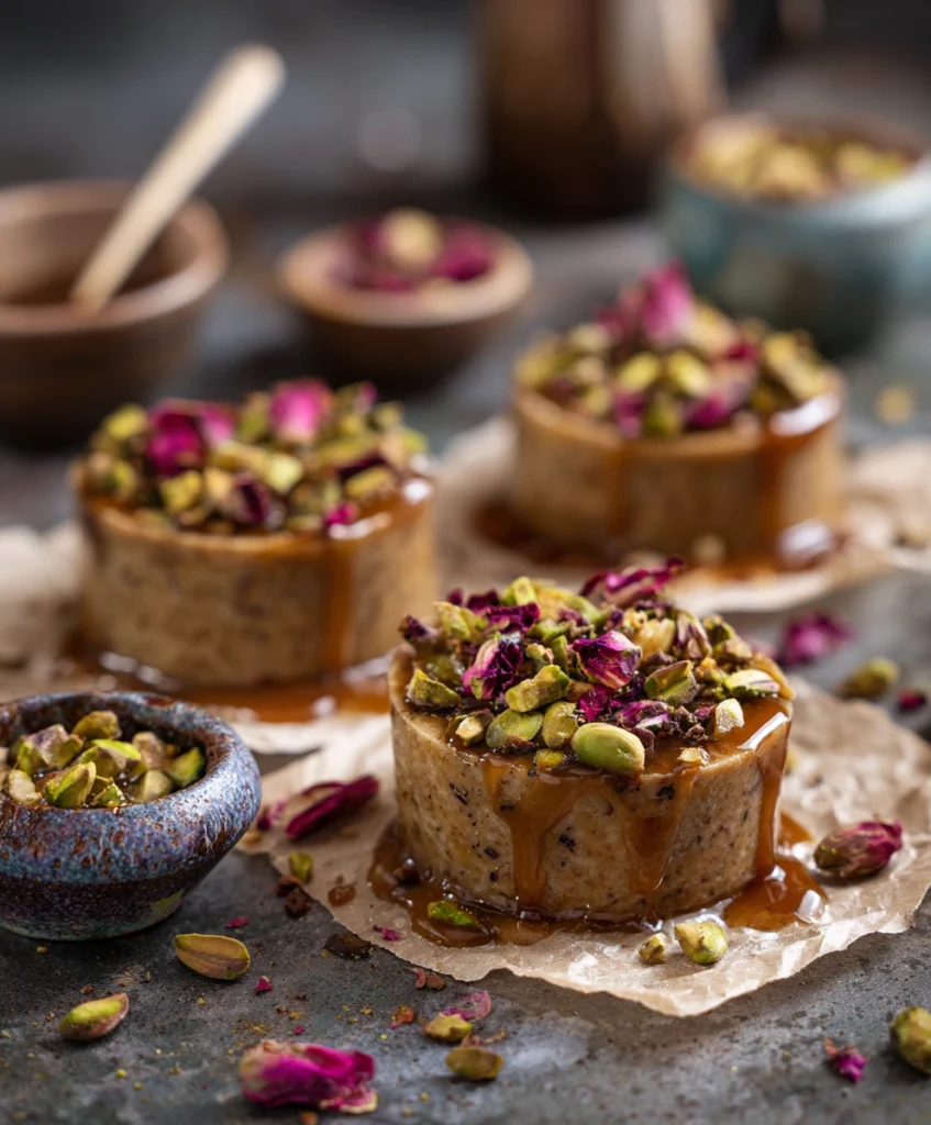 Healthier Vegan Pistachio Halva
