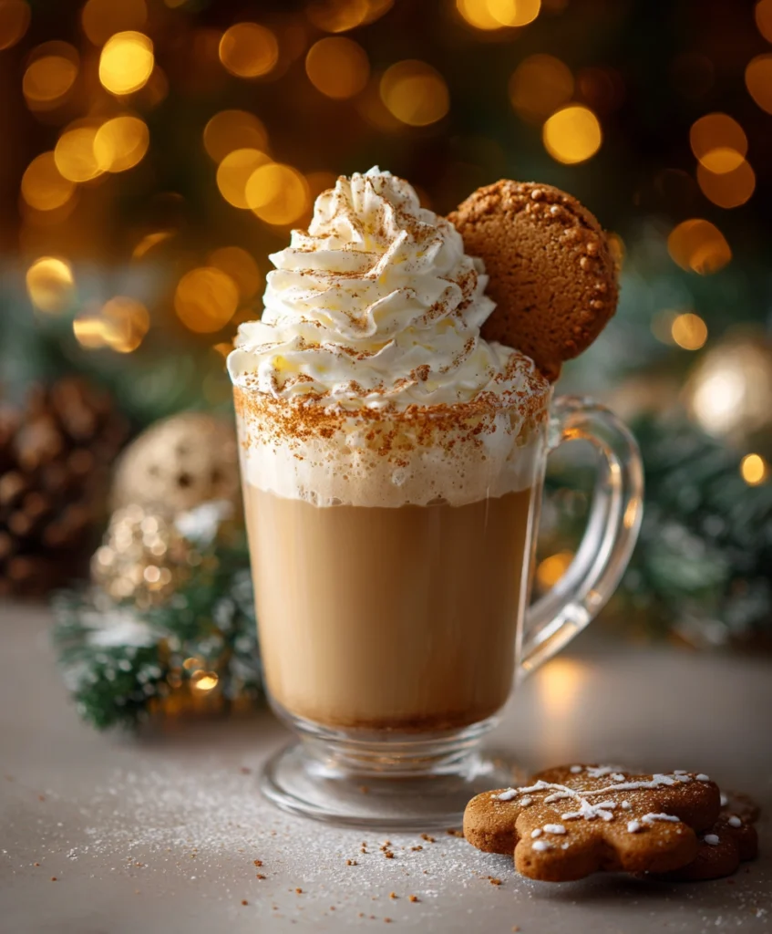 Homemade Gingerbread Latte