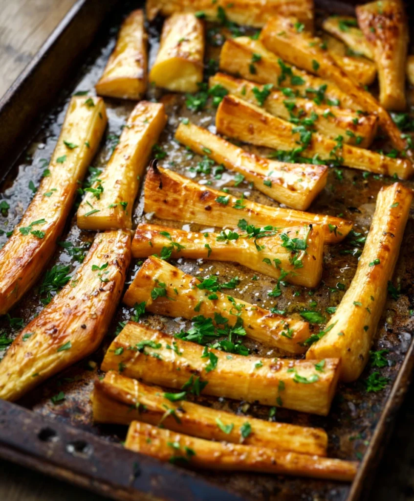 Honey Roasted Parsnips