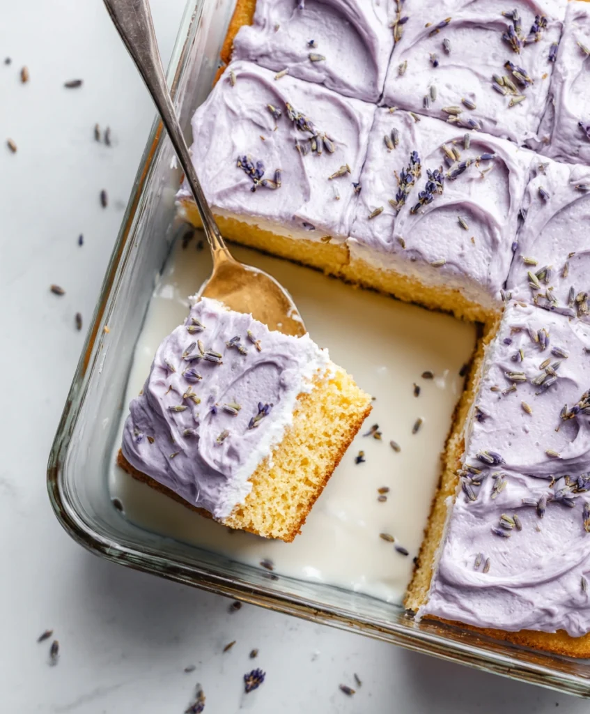 London Fog Tres Leches Cake