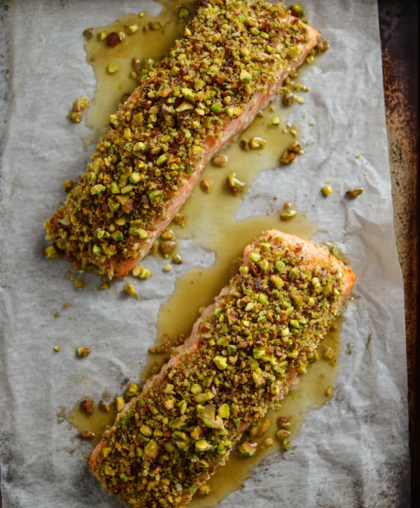 Maple Pistachio Salmon