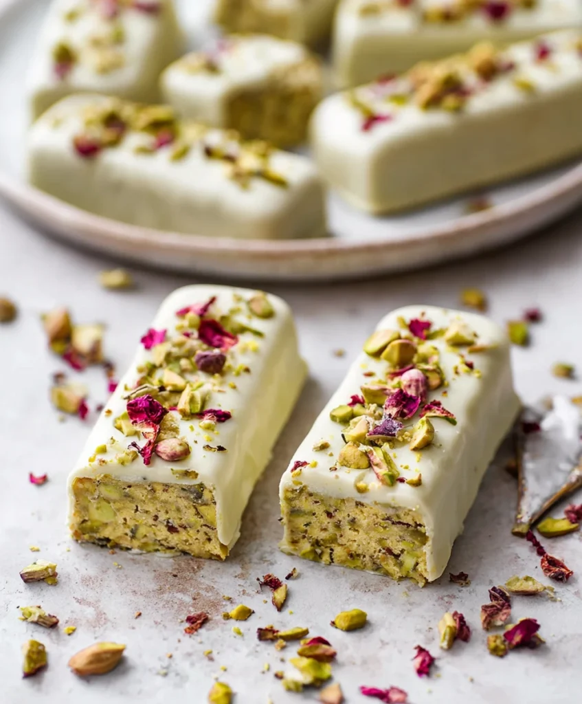 No-Bake Chocolate Pistachio Cookies