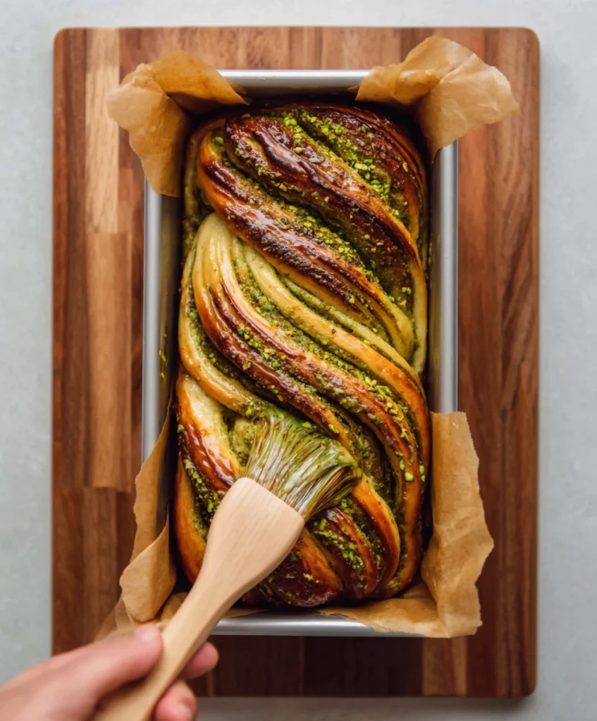 Pistachio Babka