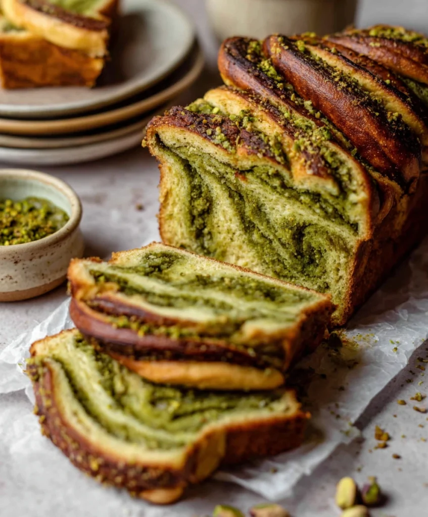 Pistachio Babka