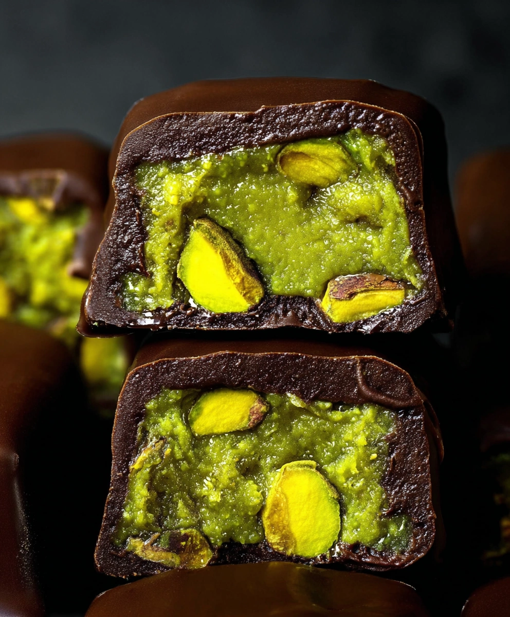 Pistachio Butter Chocolate Bars