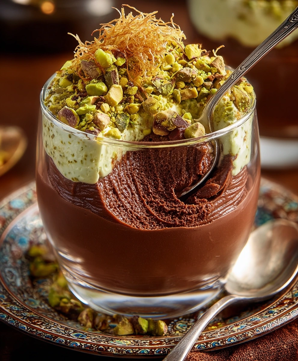 Pistachio Dubai Chocolate Mousse
