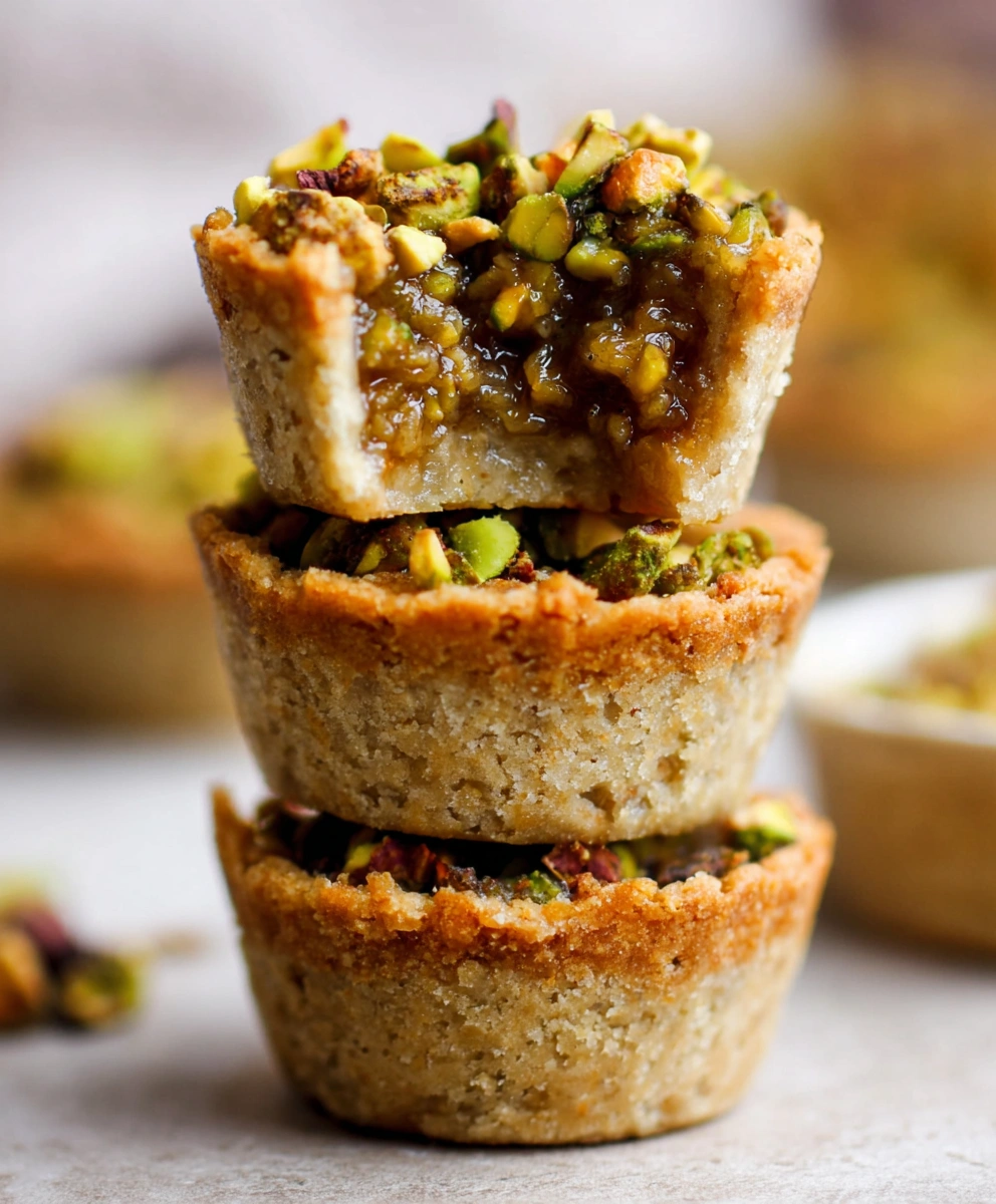 Pistachio Healthier Vegan Baklava Cups