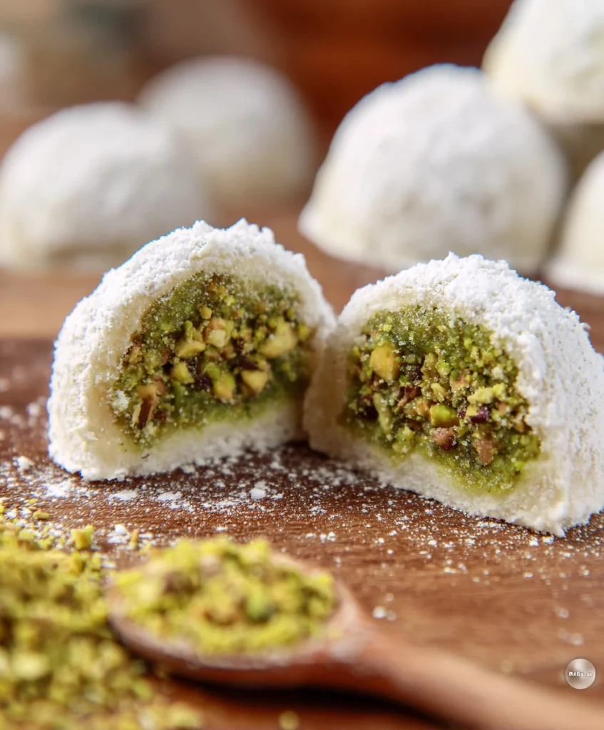 Pistachio Maamoul Cookies