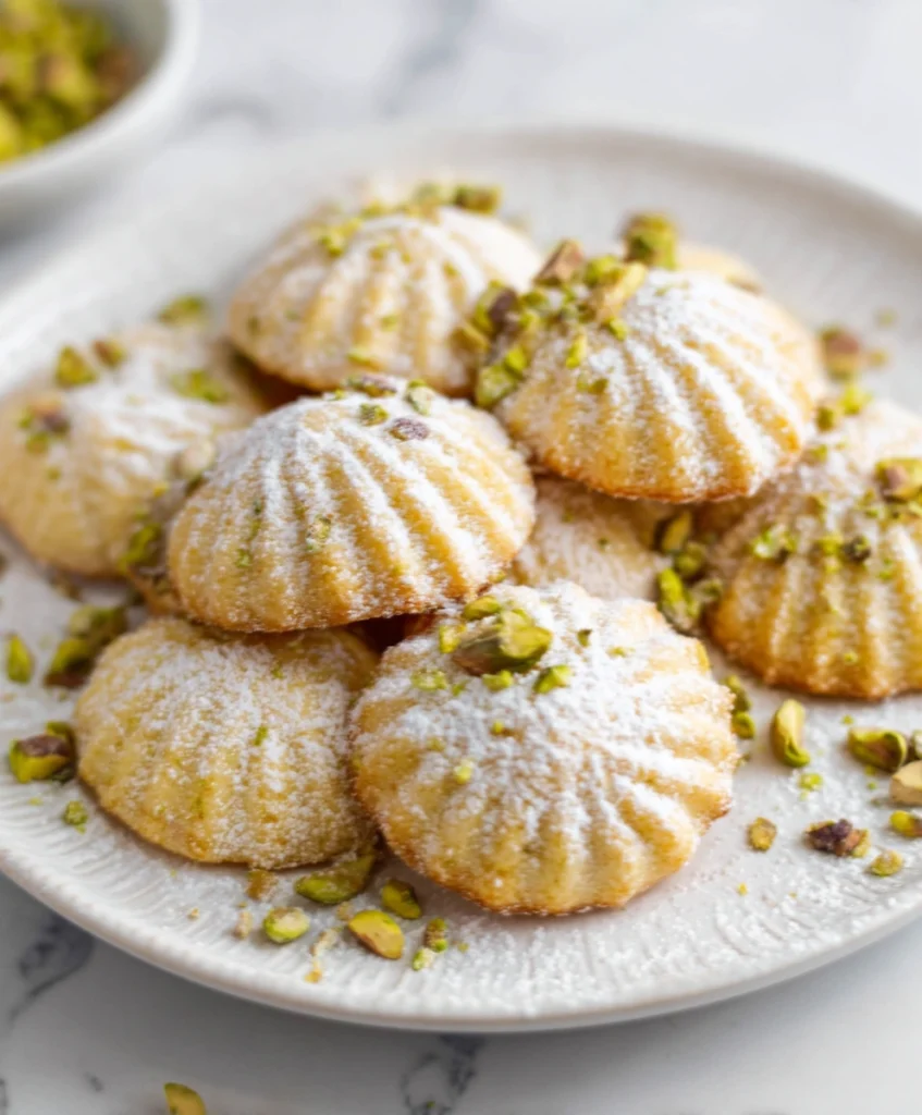 Pistachio Maamoul Cookies