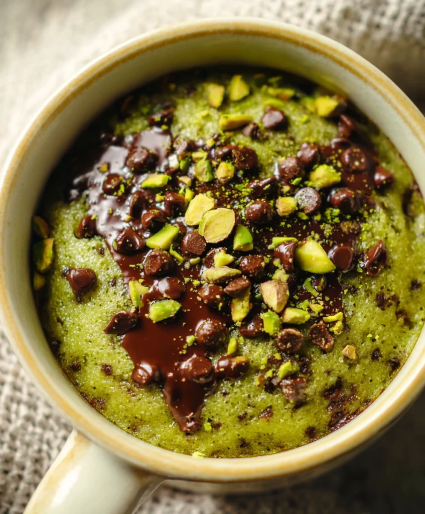Pistachio Mug Cake