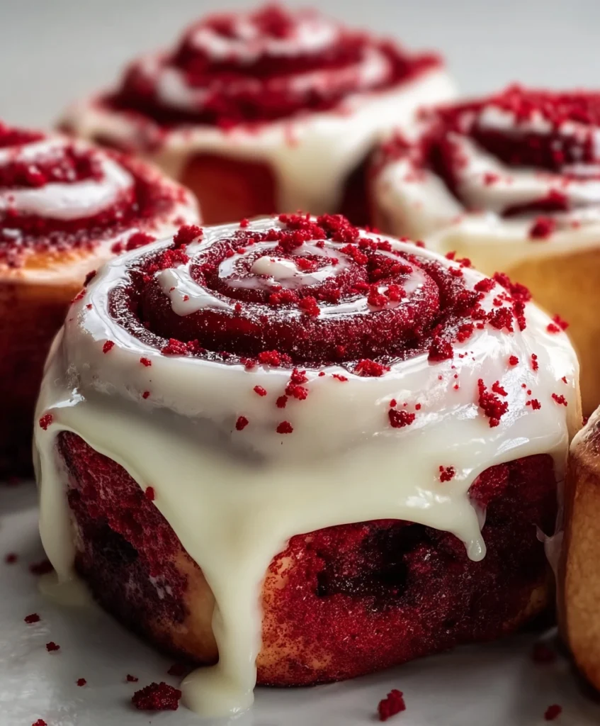 Red Velvet Cinnamon Rolls