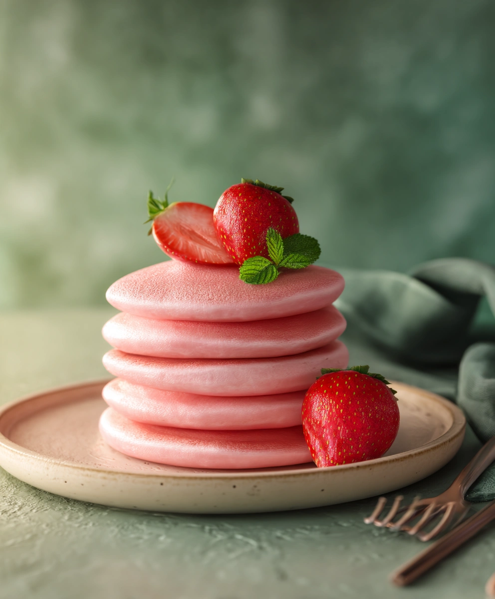 Strawberry pancakes