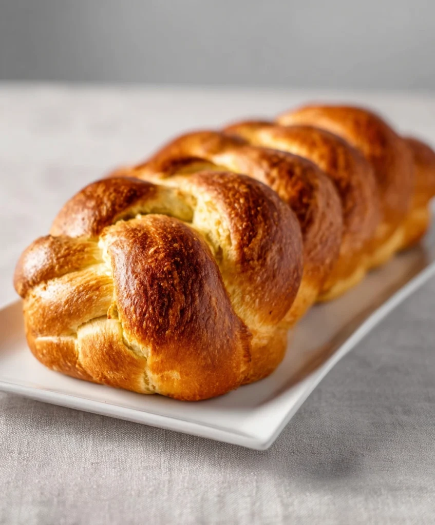 Sweet Braided Bread with Coconut Milk 