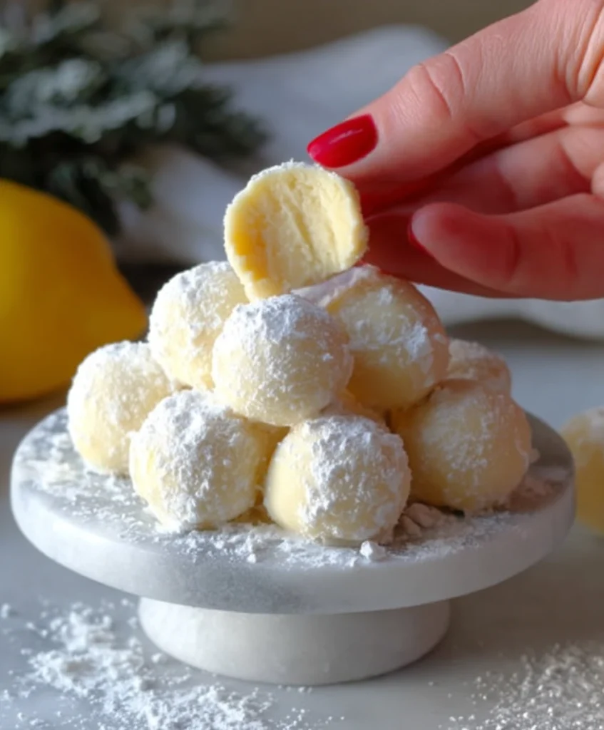 White Chocolate Limoncello Truffles