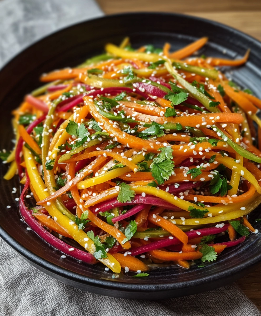 zesty carrot sesame salad