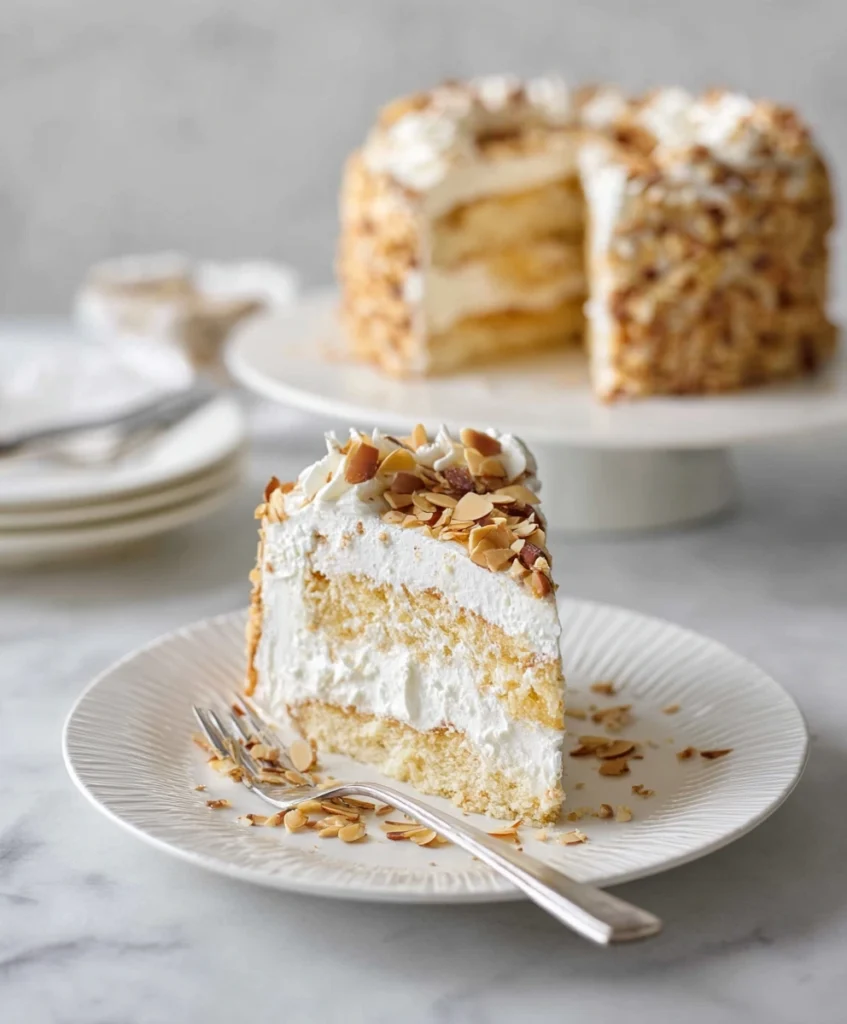Almond-Crunch Ice Cream Cake