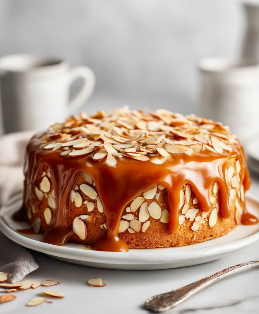 Best Toffee Almond Cake Recipe