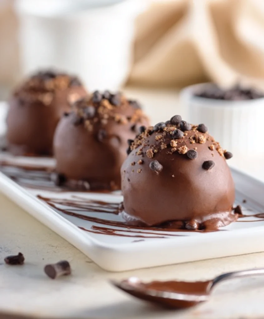 Brownie Ice Cream Bombes