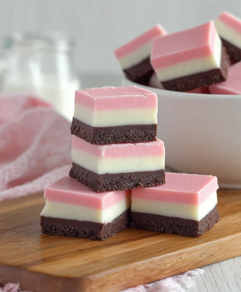 Brownie Neapolitan Fudge