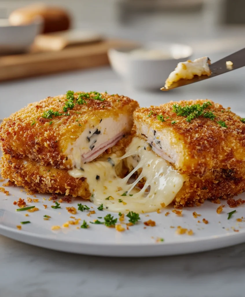 Cheesy Cordon Bleu
