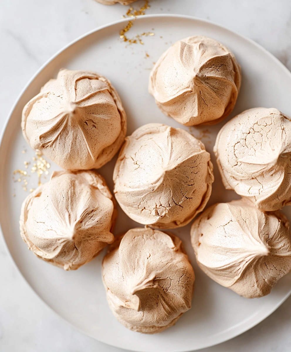 Crispy Coffee Meringues