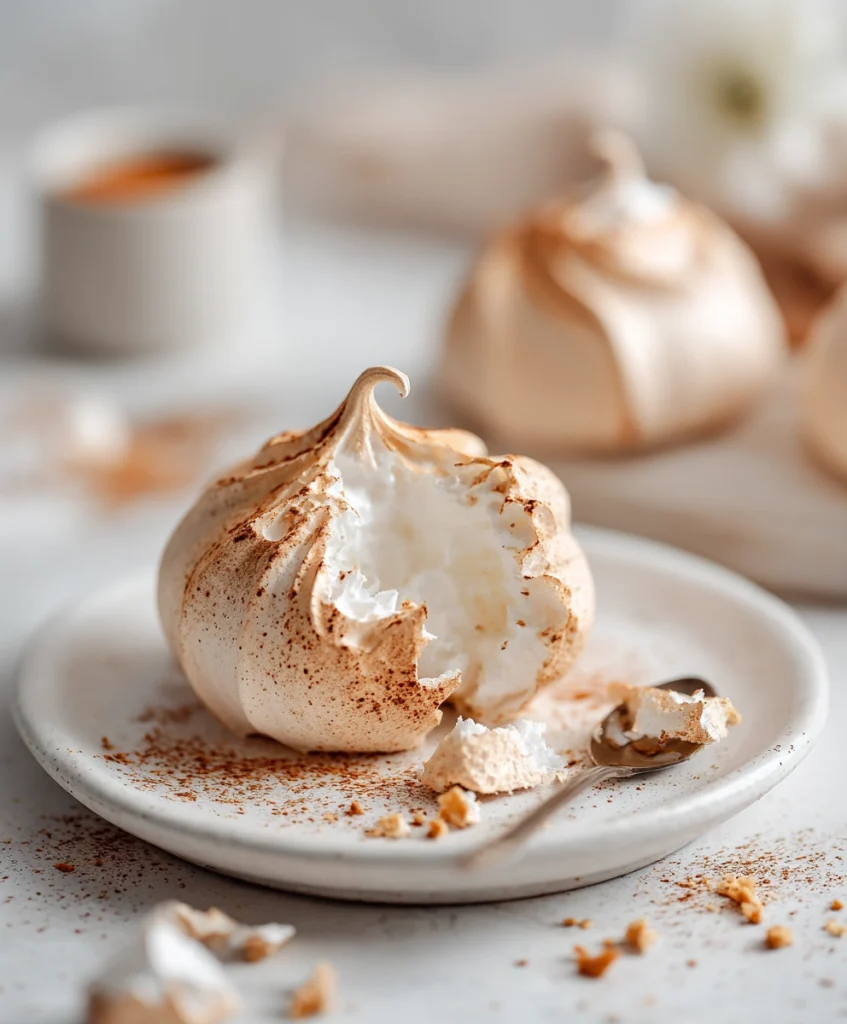 Crispy Coffee Meringues