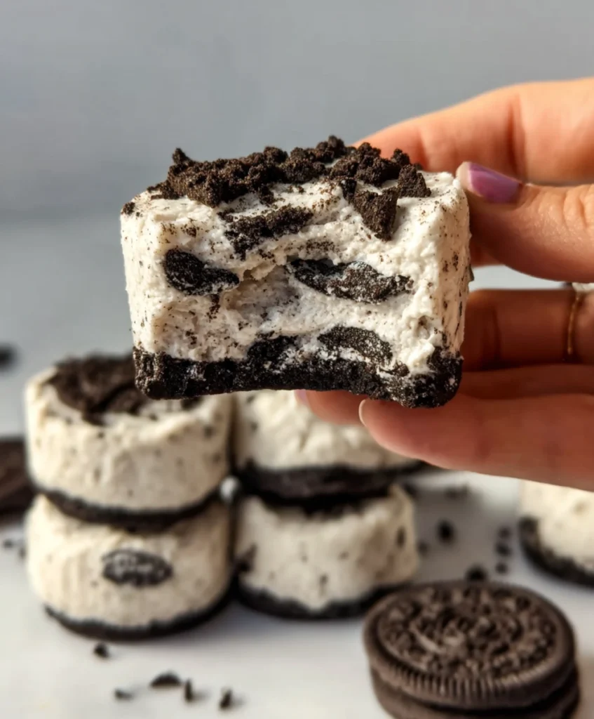 Healthy No-Bake Oreo Cheesecake Bites
