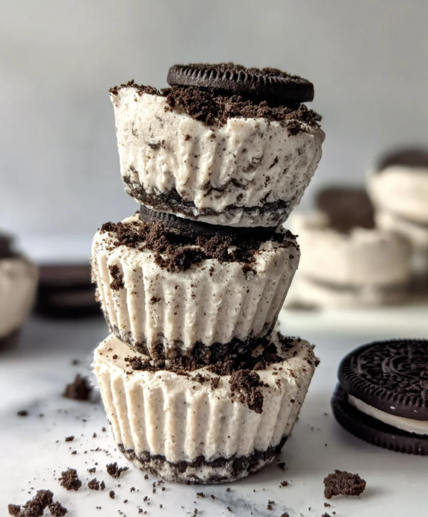 Healthy No-Bake Oreo Cheesecake Bites