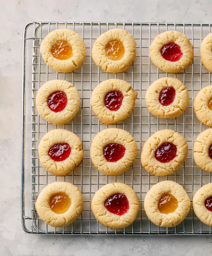 Jam Filled Butter Cookies