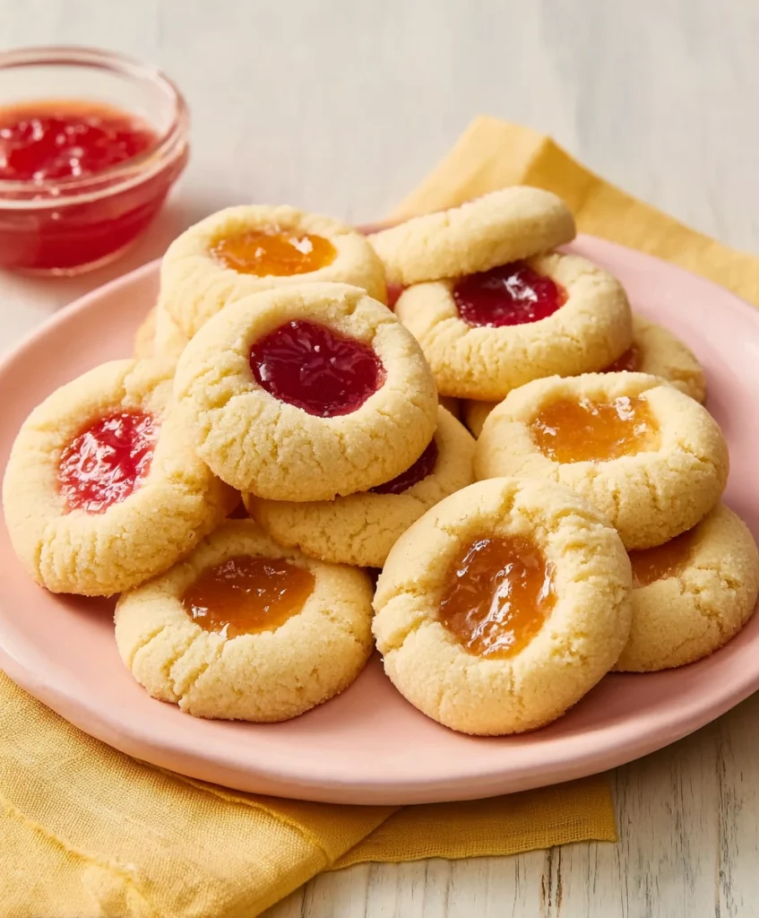 Jam Filled Butter Cookies