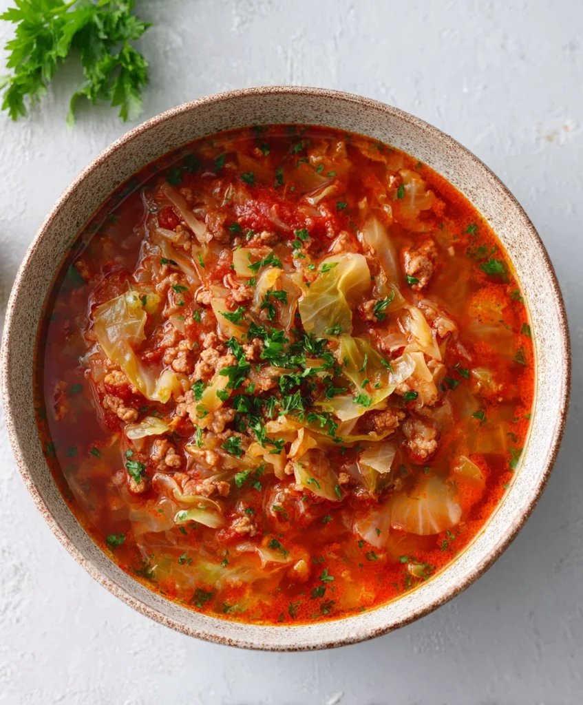 Keto Cabbage Soup Recipe