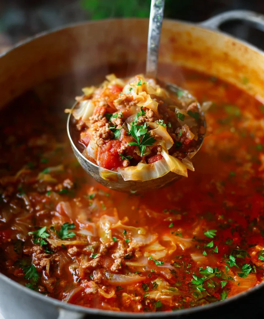 Keto Cabbage Soup Recipe