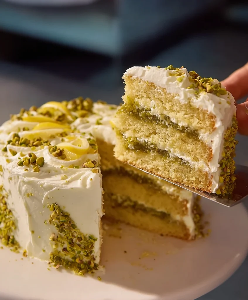 Lemon Dubai Cake