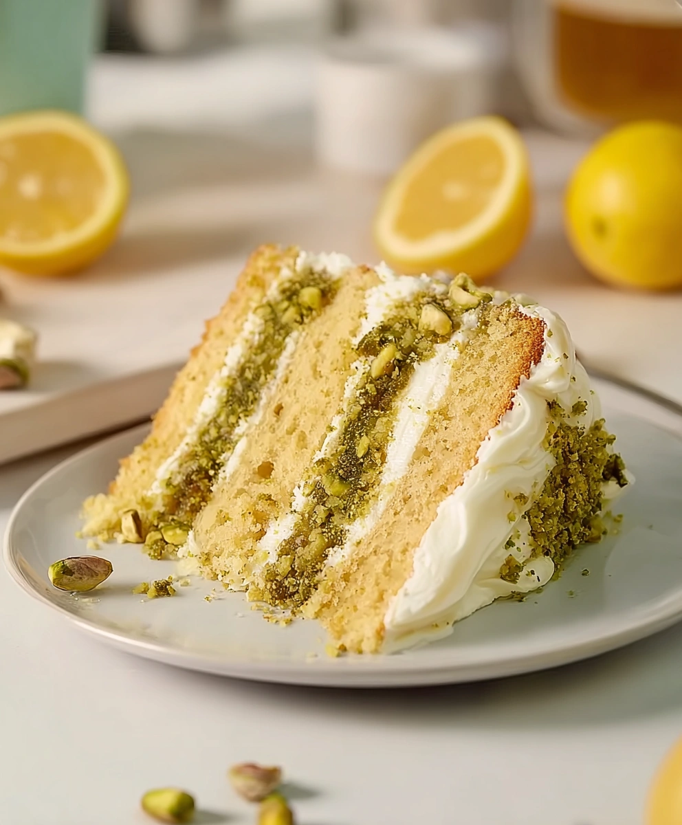 Lemon Dubai Cake