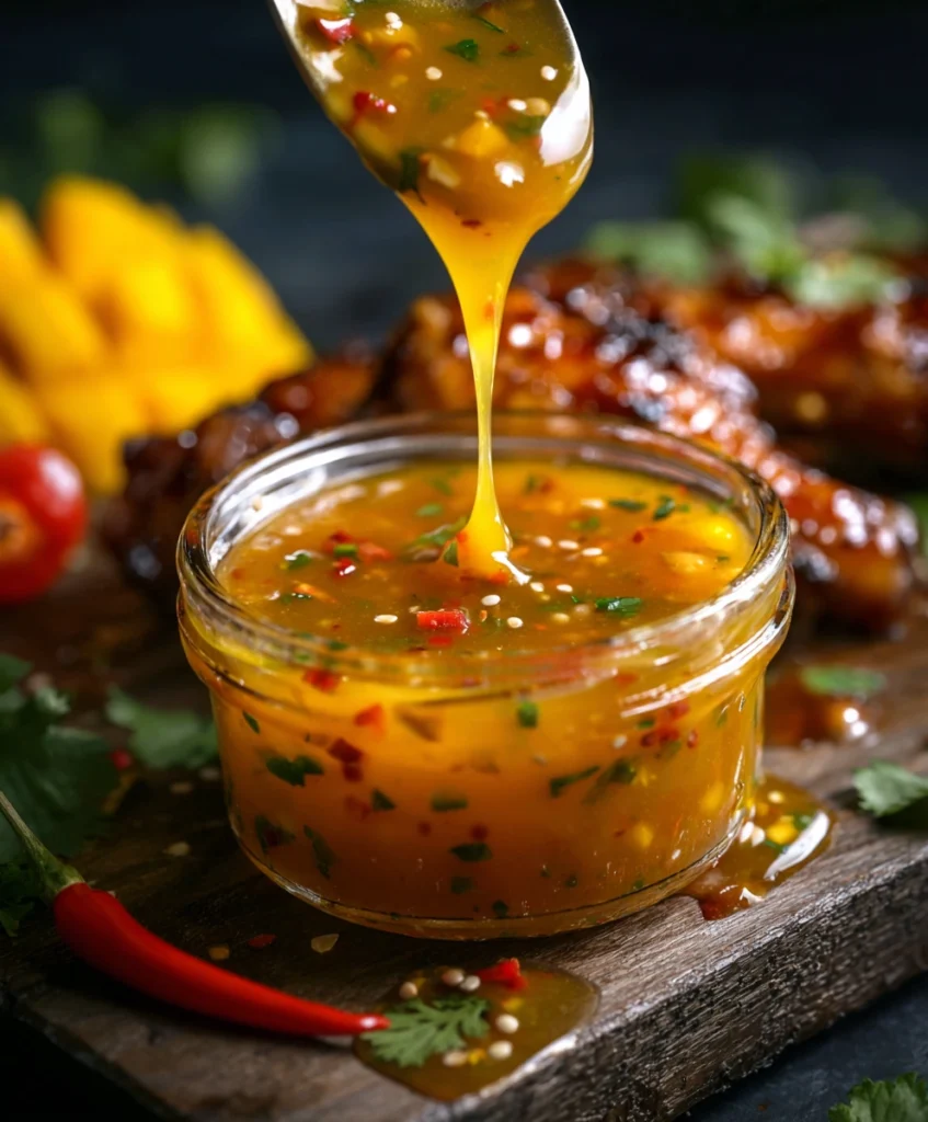 Mango Habanero Honey Garlic Sauce