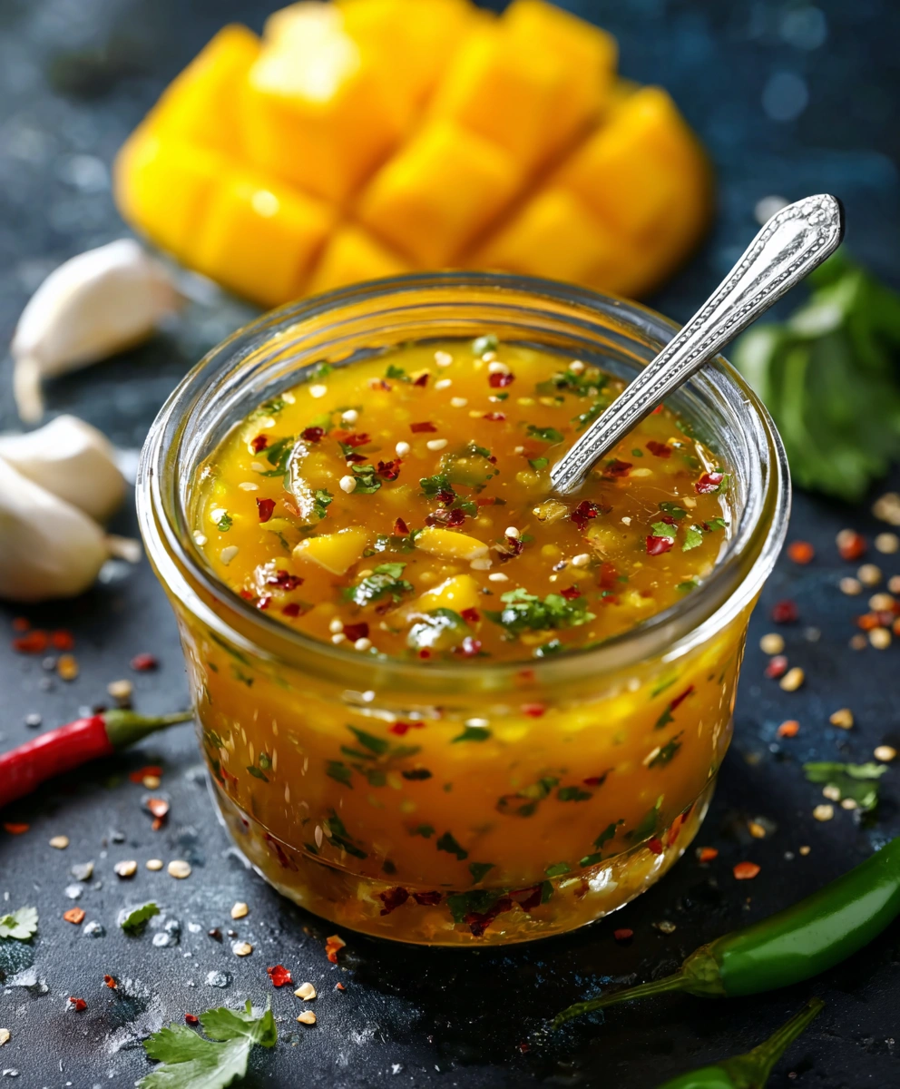 Mango Habanero Honey Garlic Sauce