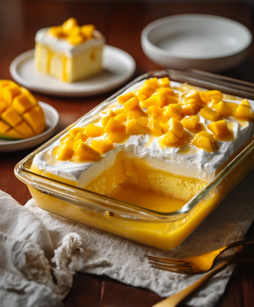 Mango Tres Leches Cake