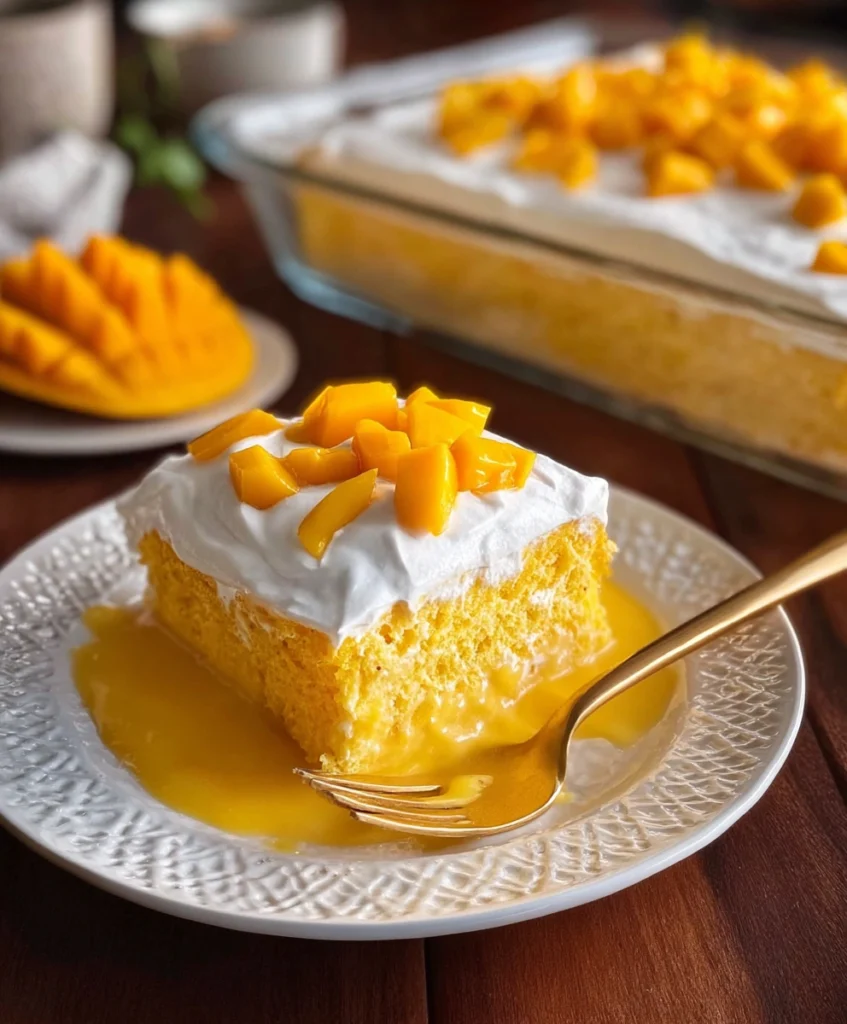Mango Tres Leches Cake