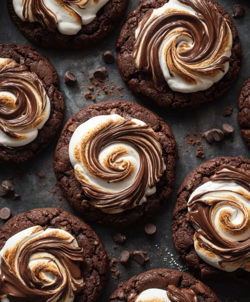 Marshmallow Chocolate Cookies