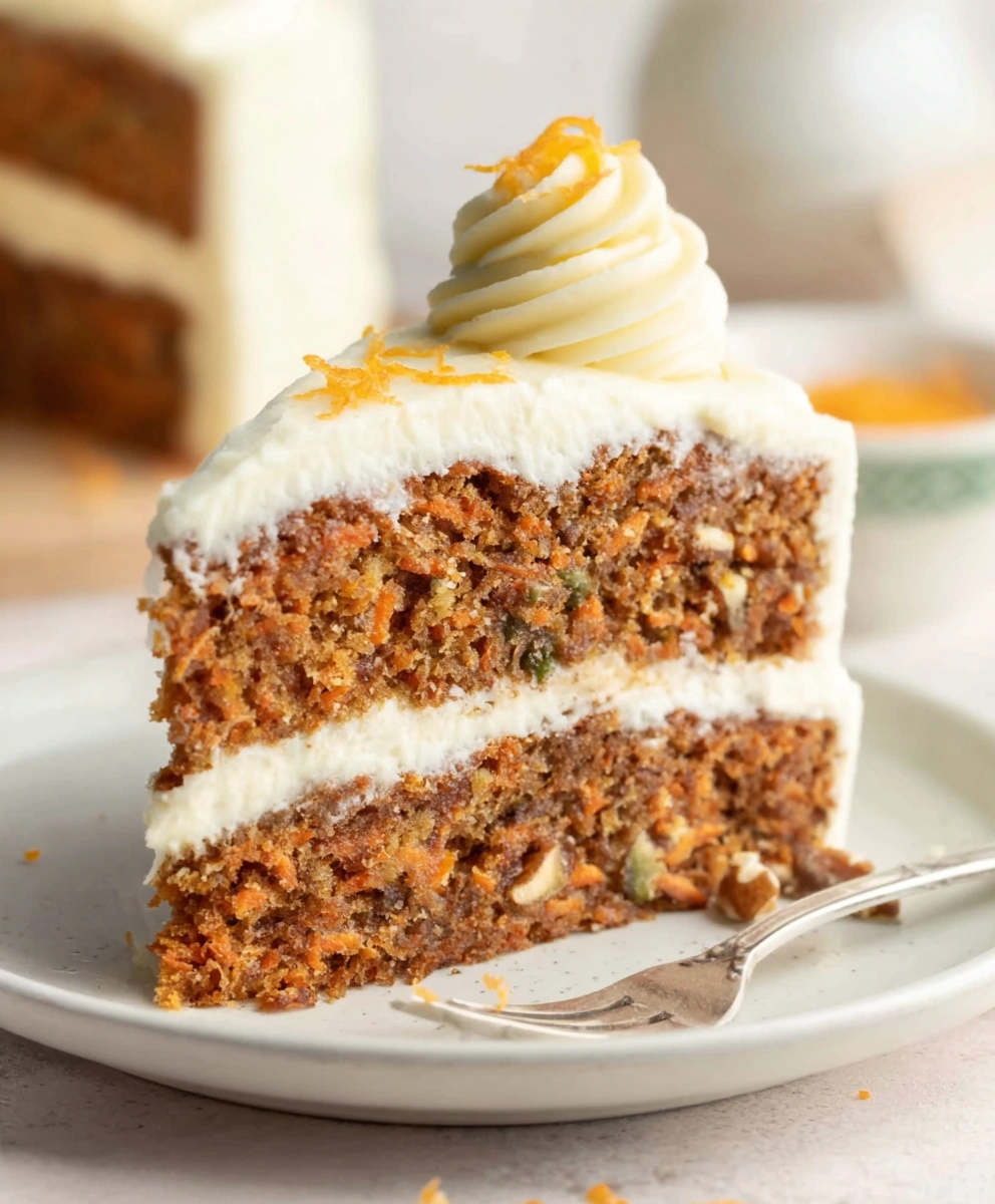 Orange Carrot Cake with Cream Cheese Frosting