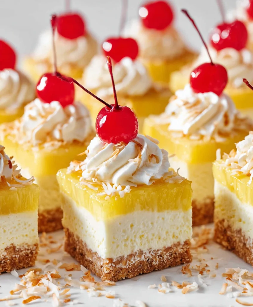 Piña Colada Cheesecake Bites