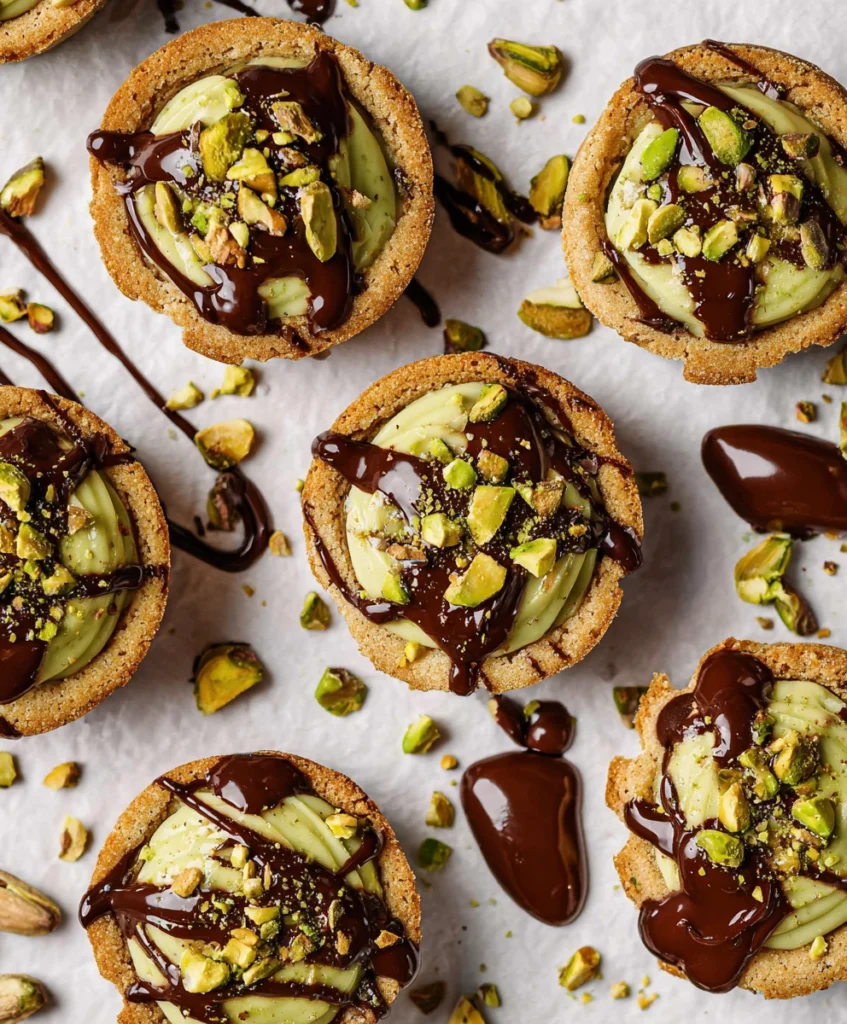 Pistachio Cookie Cups