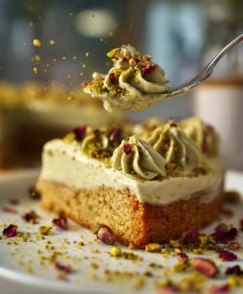 Pistachio Cream Cheese Cake