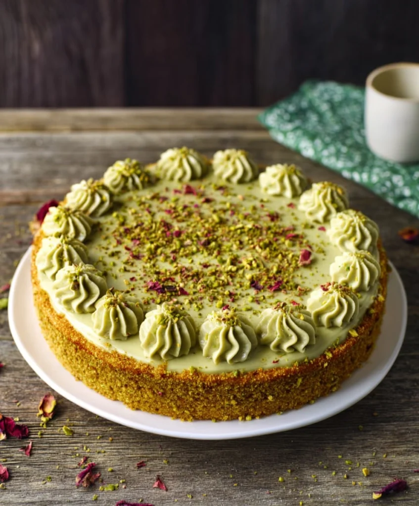 Pistachio Cream Cheese Cake