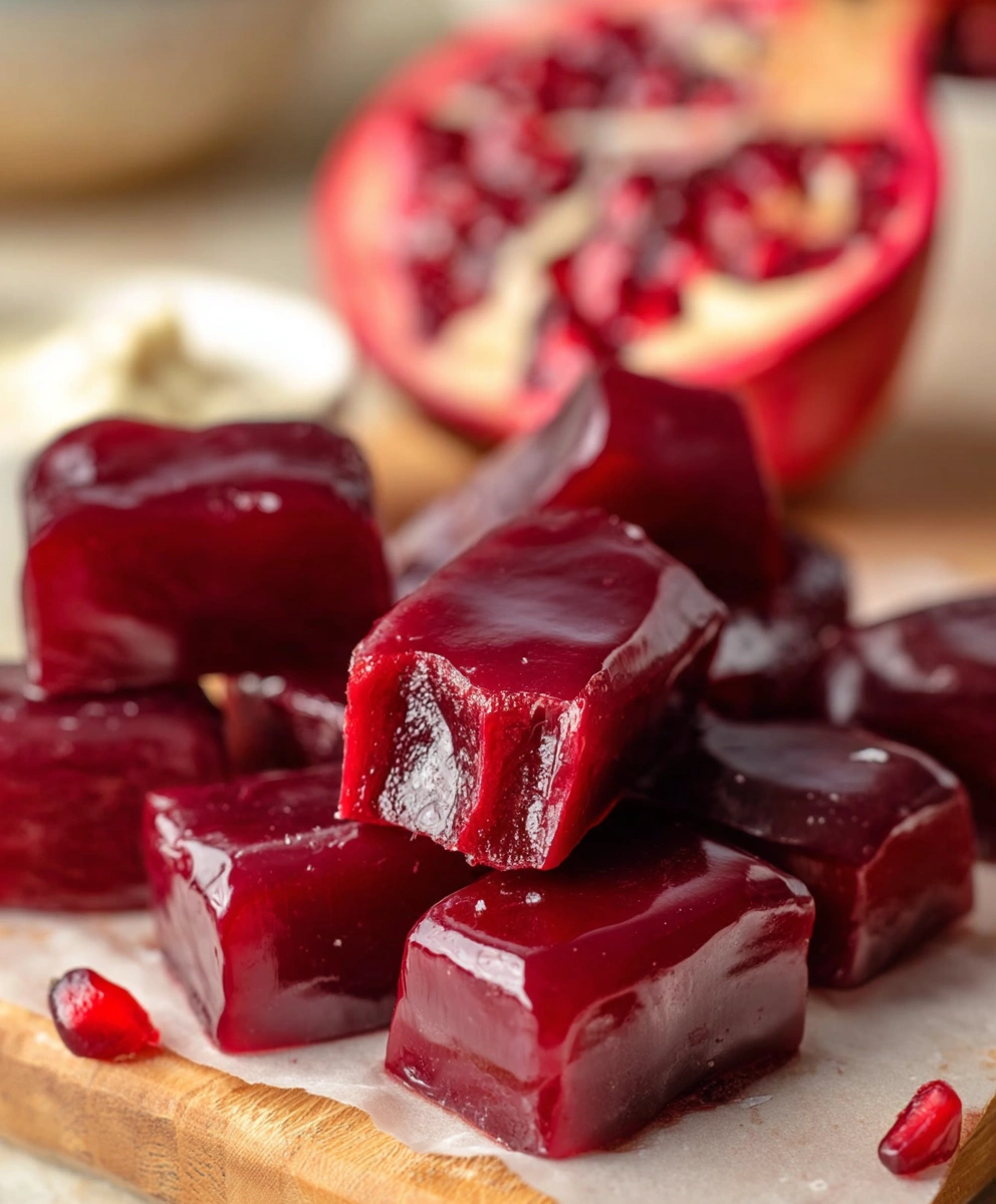 Pomegranate Caramels