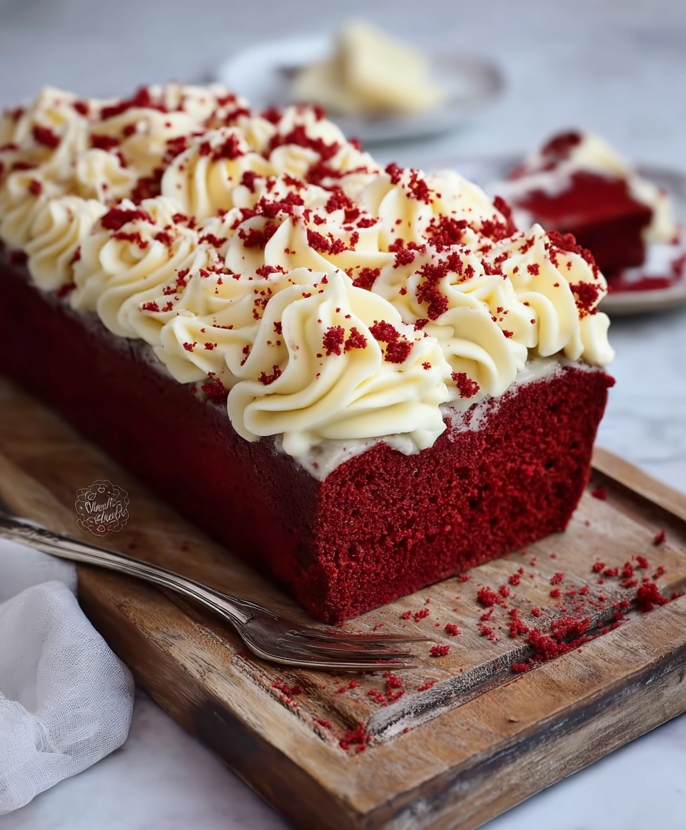 Red Velvet Loaf Cake