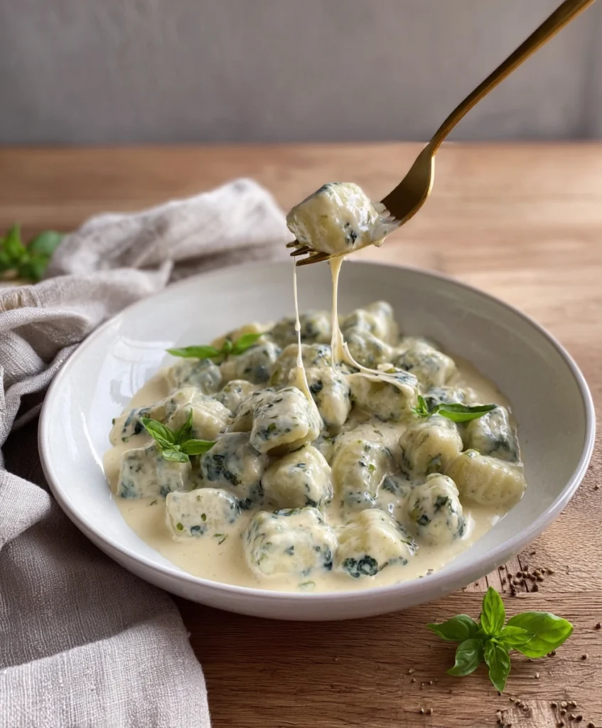 Ricotta and Spinach Gnocchi