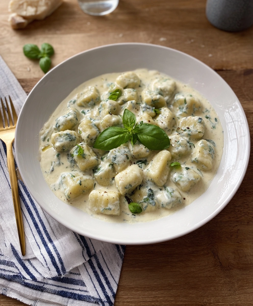 Ricotta and Spinach Gnocchi
