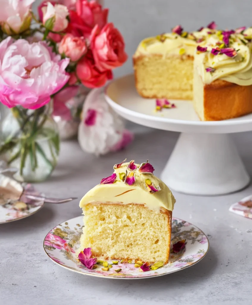 Saffron Cream Cake